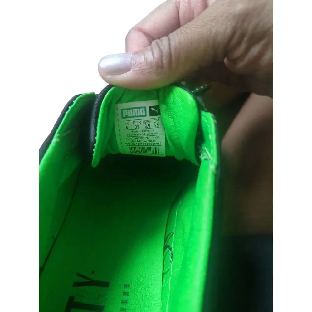 Rihanna Fenty Puma green and black cleated Creeper Surf size 8.5 - Picture 10 of 11